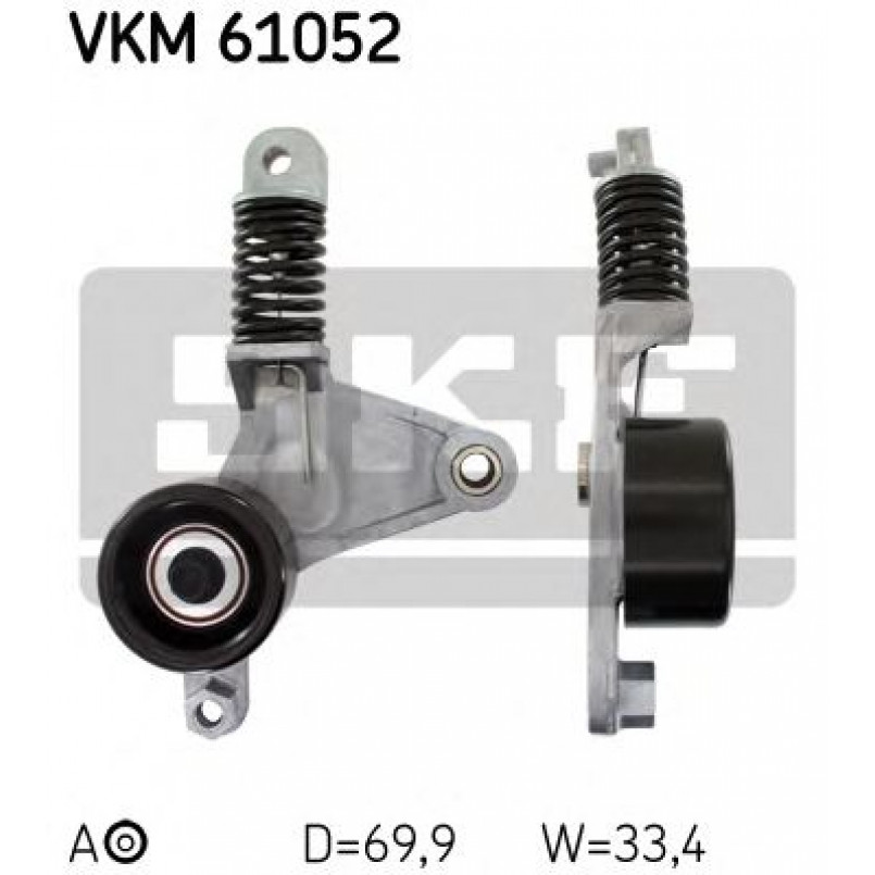 VKM 61052 SKF Натягувач поліклинового ременя